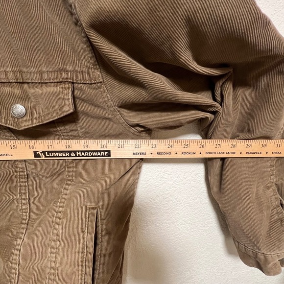Levi's 70520 Corduroy Sherpa Trucker Jacket Retro Workwear Western Brown Size M - Picture 3 of 13